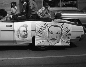 A parade at North 24th and Burdette streets in 1971