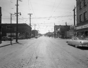 View of 24th Street in 1971