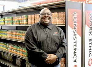 Photo of Damany Rahn in the Choice Food Pantry
